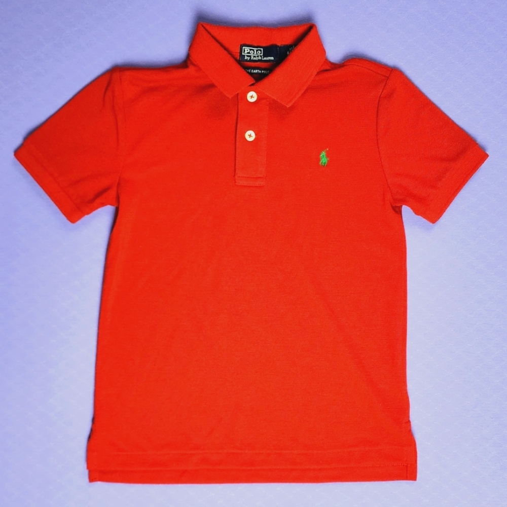Polo Ralph Lauren Boys Red Short Sleeve Rugby